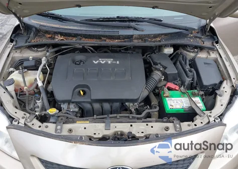 2010 Toyota Corolla Le z USA, uszkodzony, nr VIN 2T1BU4EE8AC386344